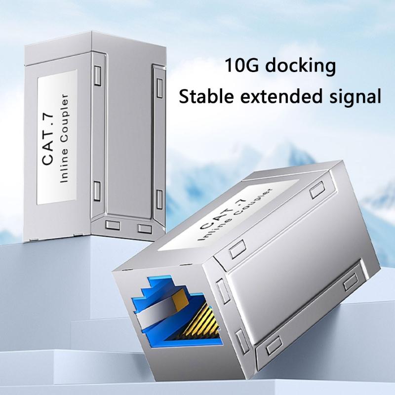 Экранированный Ethernet-разъем RJ45 Cat6A Cat7 Совместимый 10 Гбит/с Высокоскоростные сетевые кабельные разъемы с STP FTP защитой