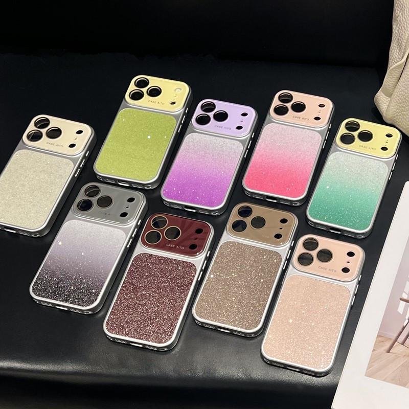 Чехол-бампер для iPhone 17 Pro Max "Звездное небо" с градиентом и блестками - Защитный чехол с защитой от падений