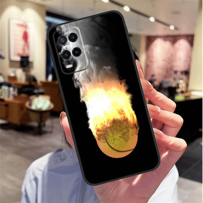 Чехол для теннисного мяча для Oppo A94 A54 A40 A60 A80 A98 A78 A18 A38 A58 A16 A76 A96 A17 A77 A74 A57S A15
