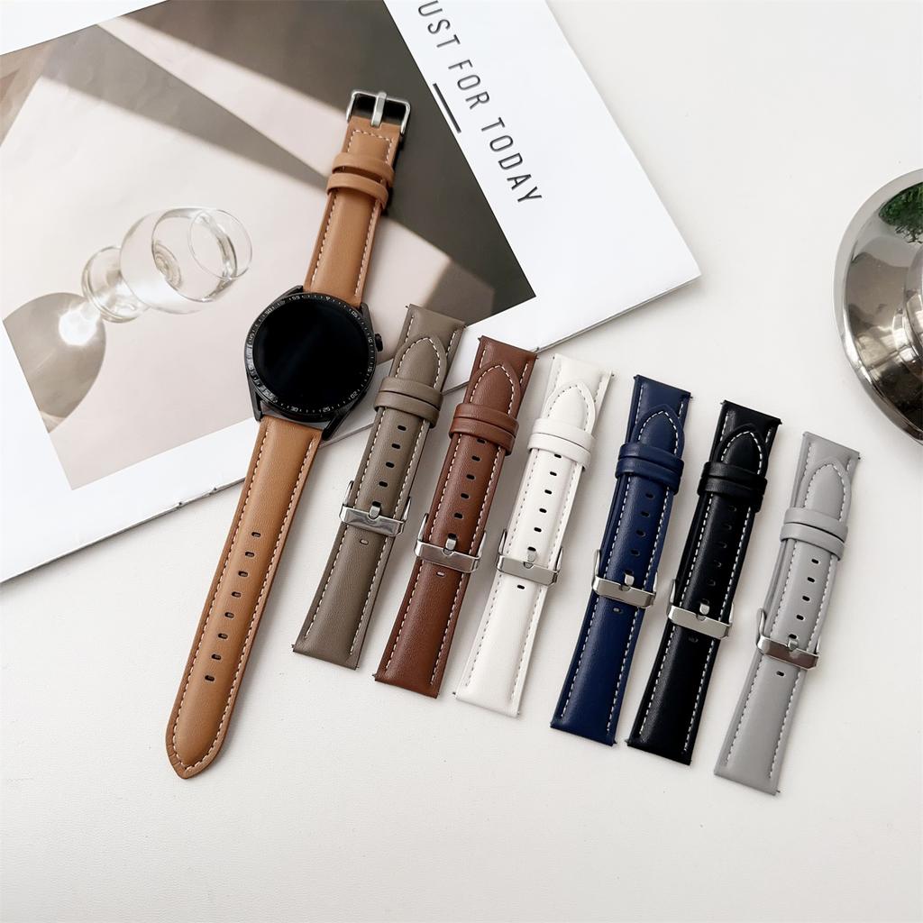 Для Huawei Watch GT 5 41 мм Ремешок для часов с текстурой Наппа 18 мм Регулируемый кожаный ремешок на запястье