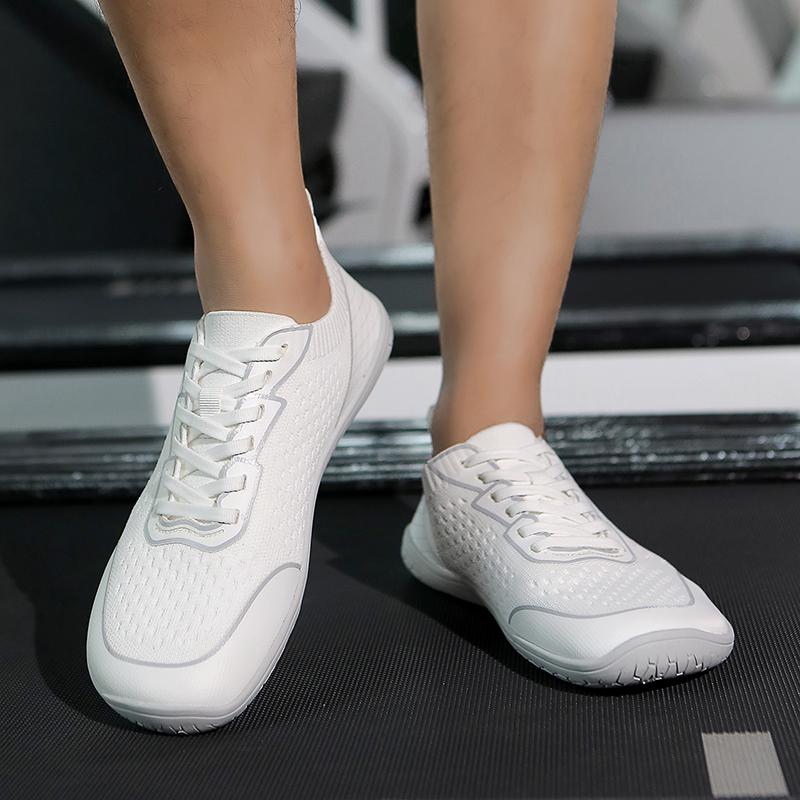Сетчатые повседневные кроссовки с широким носком, легкие дышащие кроссовки для кросс-тренинга, женские, мужские, нескользящая обувь для ходьбы на плоской подошве