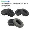 Replacement Earpads Foam Ear Pads for Brainwavz, Angled HM5 HM 5 Headphones Earmuff/Earphone Sleeve Headset