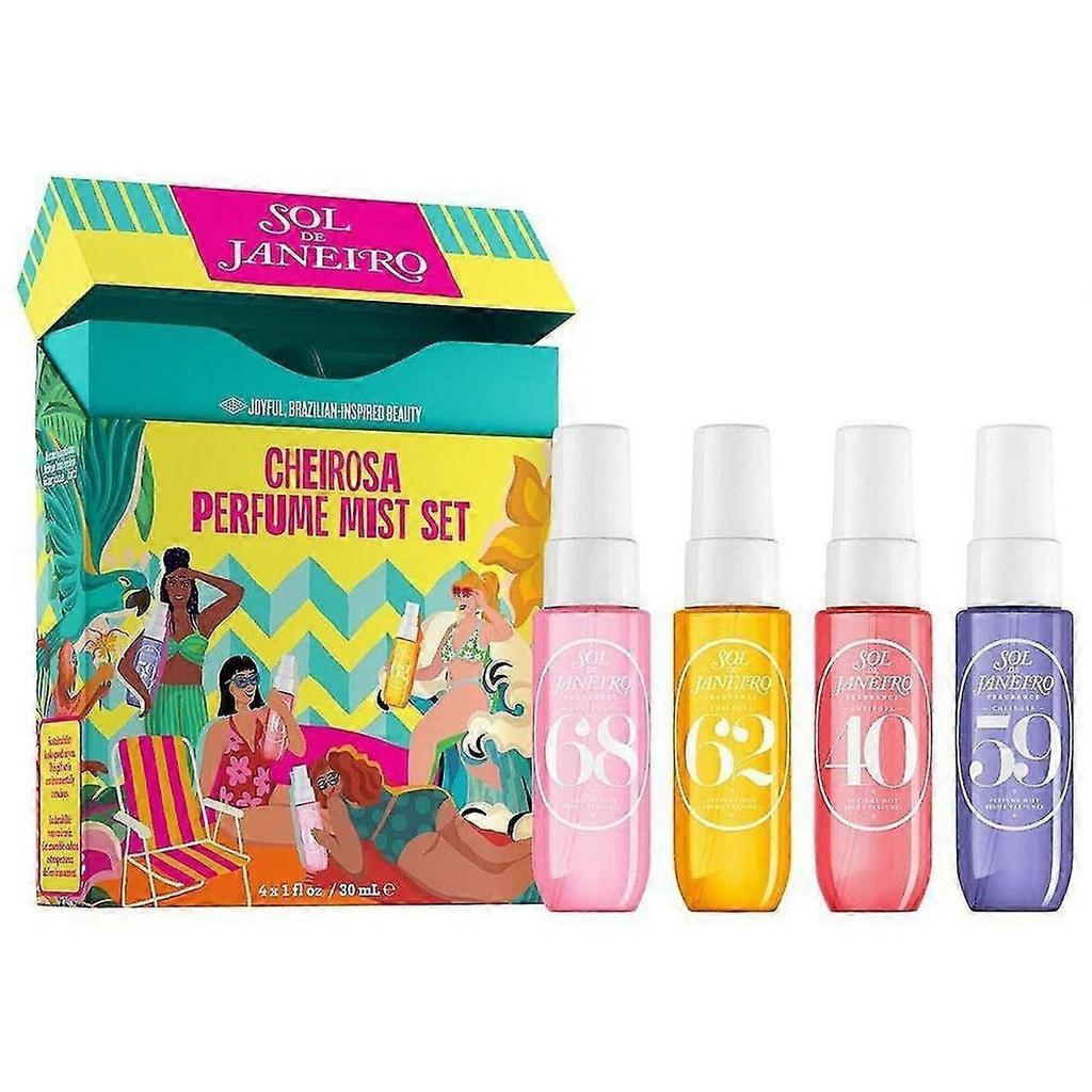 Brazilian Perfume 4 Piece Set 2026 Global Trend - Long-lasting scent retention for all-day freshness.