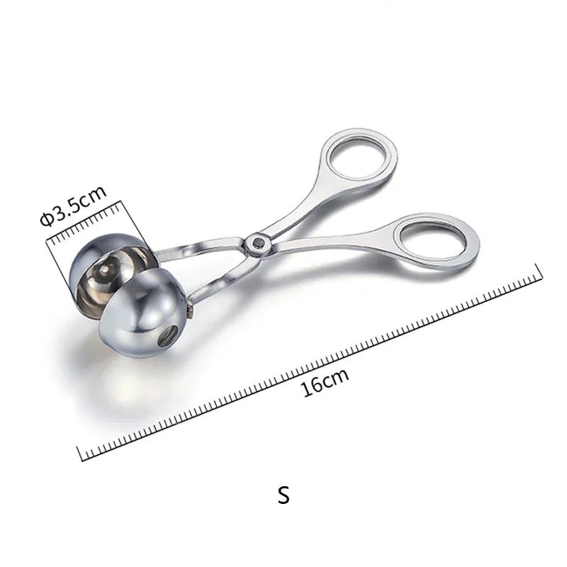 Антипригарные кухонные инструменты для приготовления пищи Ложка для фрикаделек Форма для шариков из нержавеющей стали Щипцы для фрикаделек Ложка для печенья