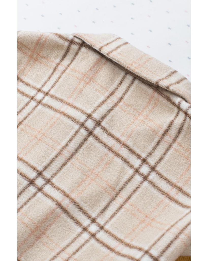 Azura Exchange Лоскутная клетчатая рубашка-пиджак с карманом