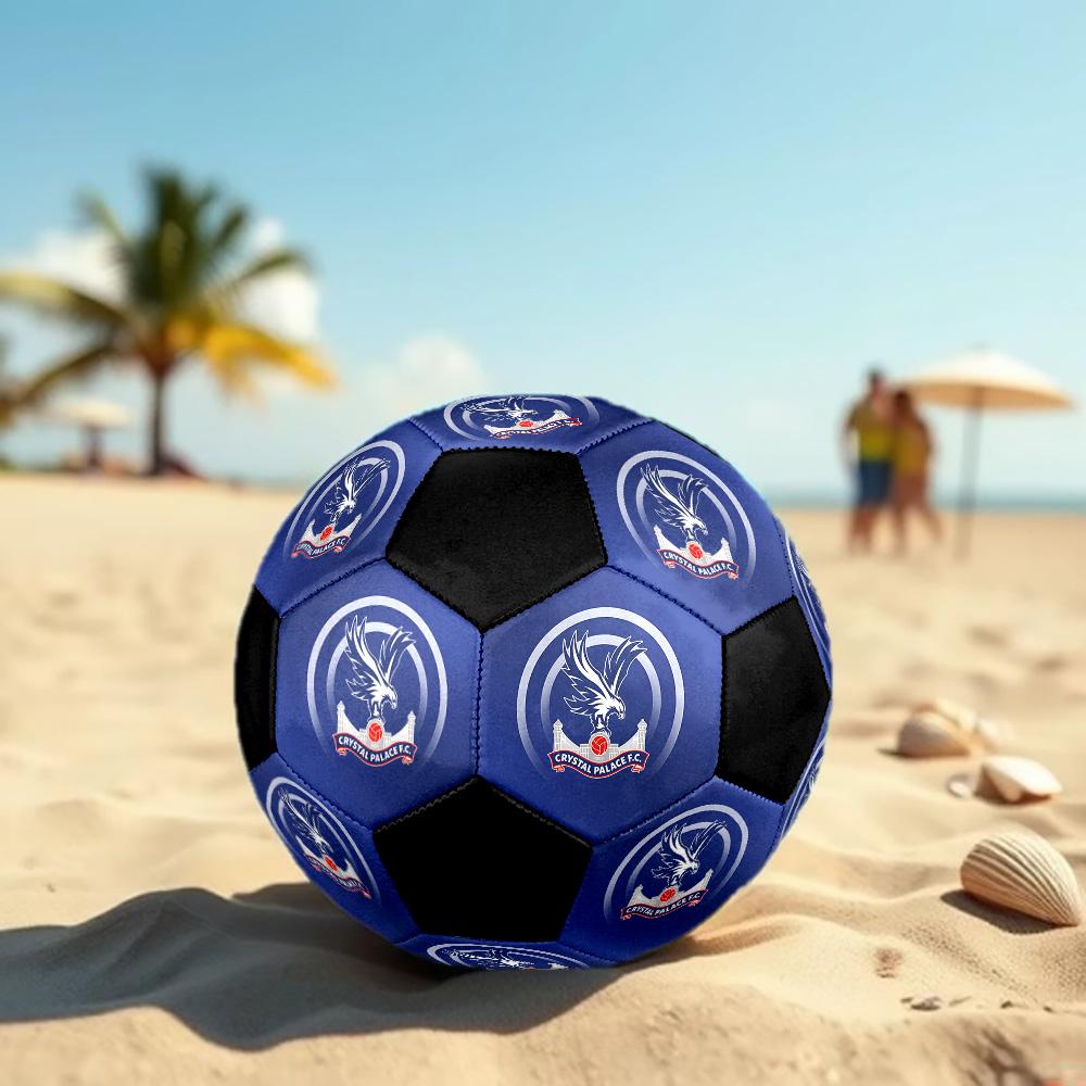 Crystal Palace F.C Soccer Ball Colorful All Ages Machine Stitched PVC Competition Ready Durable High-Bounce.SIZE5