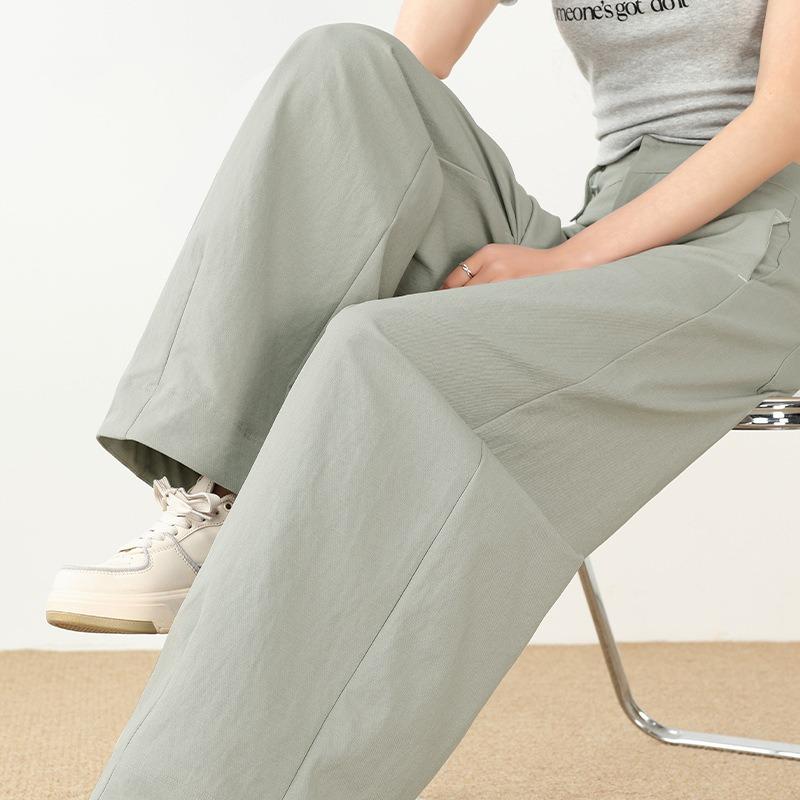 Women High Waist Wide Leg Cutting Cargo Pants