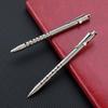 Ручка шариковая из титанового сплава, длина 4,7 дюйма, выдвижная, легкая, EDC-ручка с карманным зажимом для офиса, бизнеса, школы