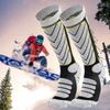 1 Pair Ski Socks Winter Warm High Tube Thickened Outdoor Sports Camping Hiking Fishing Cycling Mountaineering Long Socks for Men
