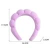 Однотонная headband с облачным губчатым наконечником, моющая резинка для волос, пушистая headband для мытья лица, макияжа, душа, ухода за кожей, повязка на голову