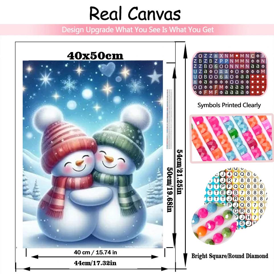 Рождественский снеговик 5D DIY Алмазное искусство Настольные украшения Стразы Алмазная живопись Настольные украшения для дома Декор Метопа