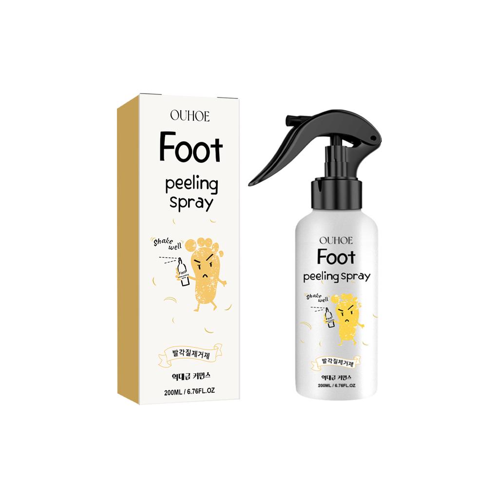 EELHOE Foot Peeling Spray Natural Orange Essence Pedicure Hands Dead Skin Exfoliator Mask Whiten Baby Foot Care Tool