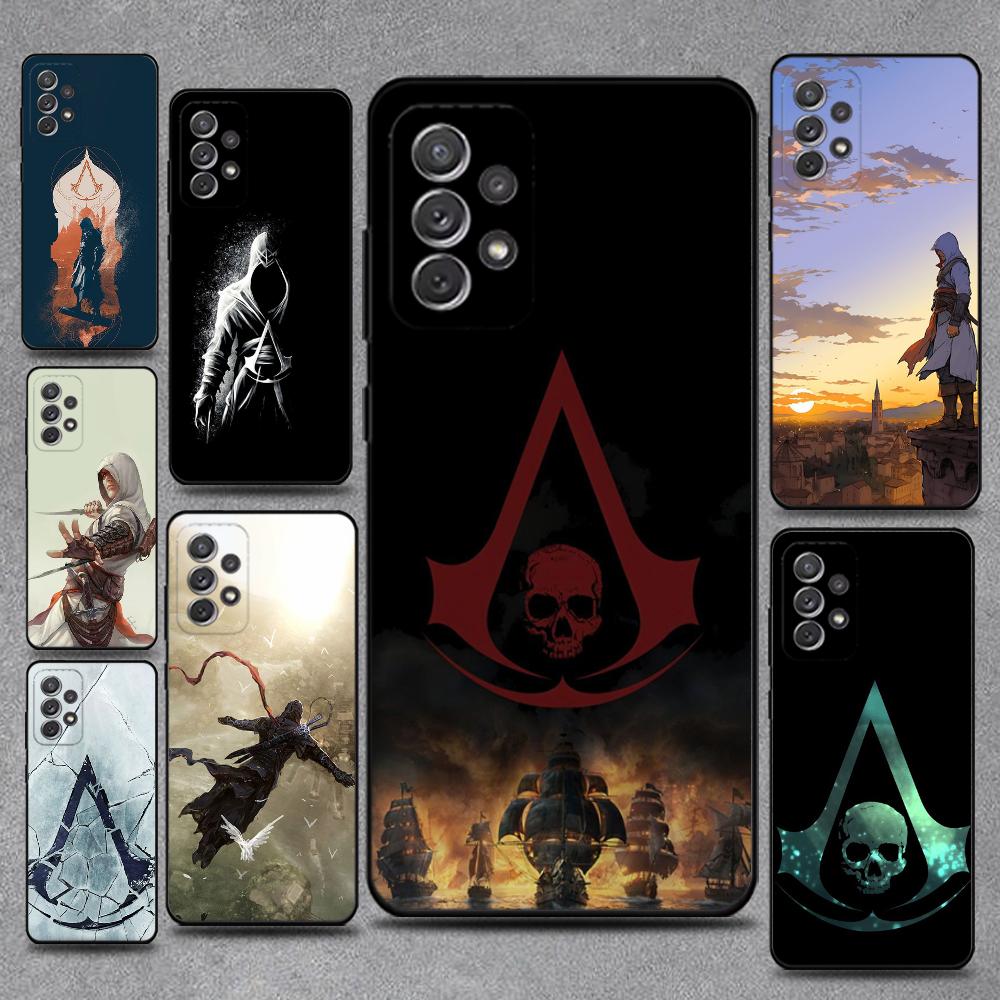 Чехол для телефона Игры Assassin's Creed Для Samsung S25,S24,S21,S22,S23,S30,Ultra,S20,Plus,Fe,Lite,Note,10,9,5G Черный Чехол