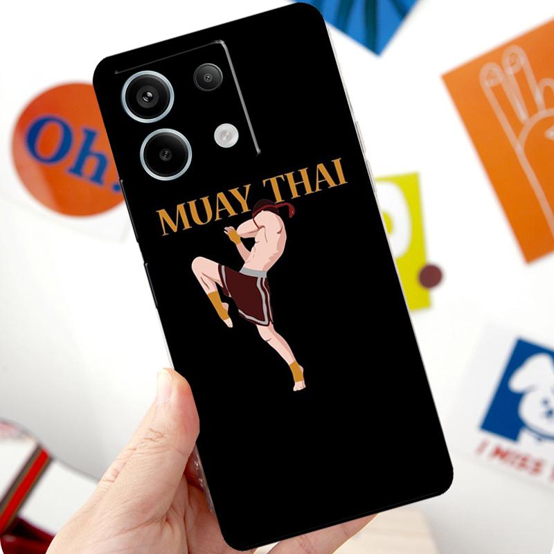 Муай Тай Боксерский Чехол Для Xiaomi Redmi Note 14 Pro 10 11 12 13 Pro 11S 12S Чехол Для Redmi 15 14C 12C 10C 13C