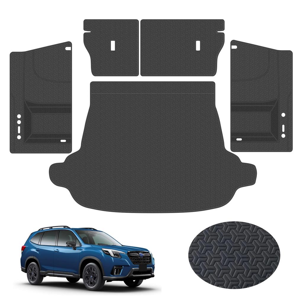 RAWAKORW Forester SK Series Luggage Trunk PU Leather Cargo Side Back Full Stain Resistant Mat, Mat, Material, Covers, Covers, Coverage, Waterproof,