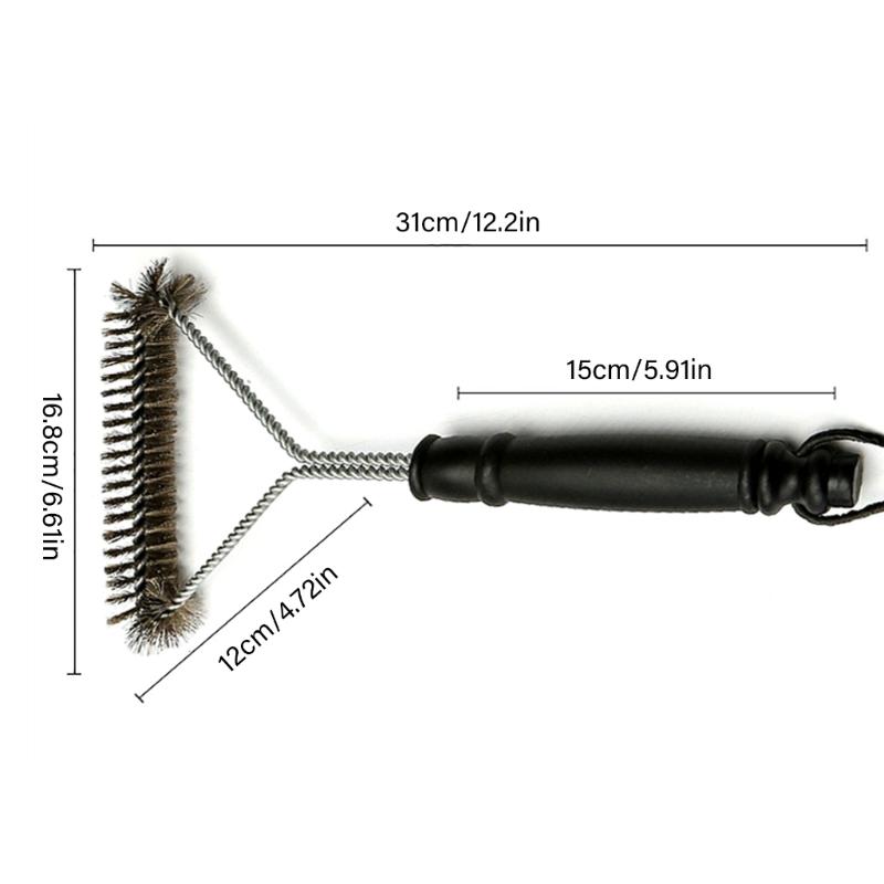 Щетка-скребок для гриля для чистки гриля, Щетка для чистки гриля, Стальная щетка для барбекю