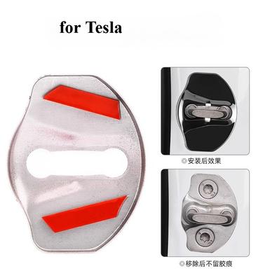 Крышка дверного замка автомобиля, защитный чехол для Tesla Model 3 Model S Model X Model Y Cybertruck P100D Roadster, автомобильные аксессуары