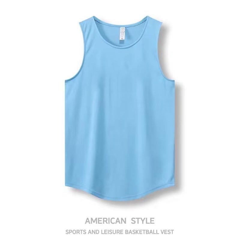 Мужская быстросохнущая спортивная майка без рукавов для бега и тренировок