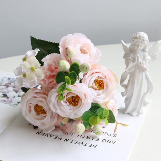 Экологичные искусственные цветы, широкое применение, простой букет на день рождения с розами