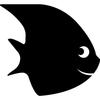 Giant Slate Sticker Fish 80 X 58 Cm 1 Piece