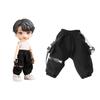 Rakulifey Obitsu 11 Clothes Pants OB11 Size Outfit Trousers Obitsu Doll Clothes BJD Doll Clothes 1/12 (Black)