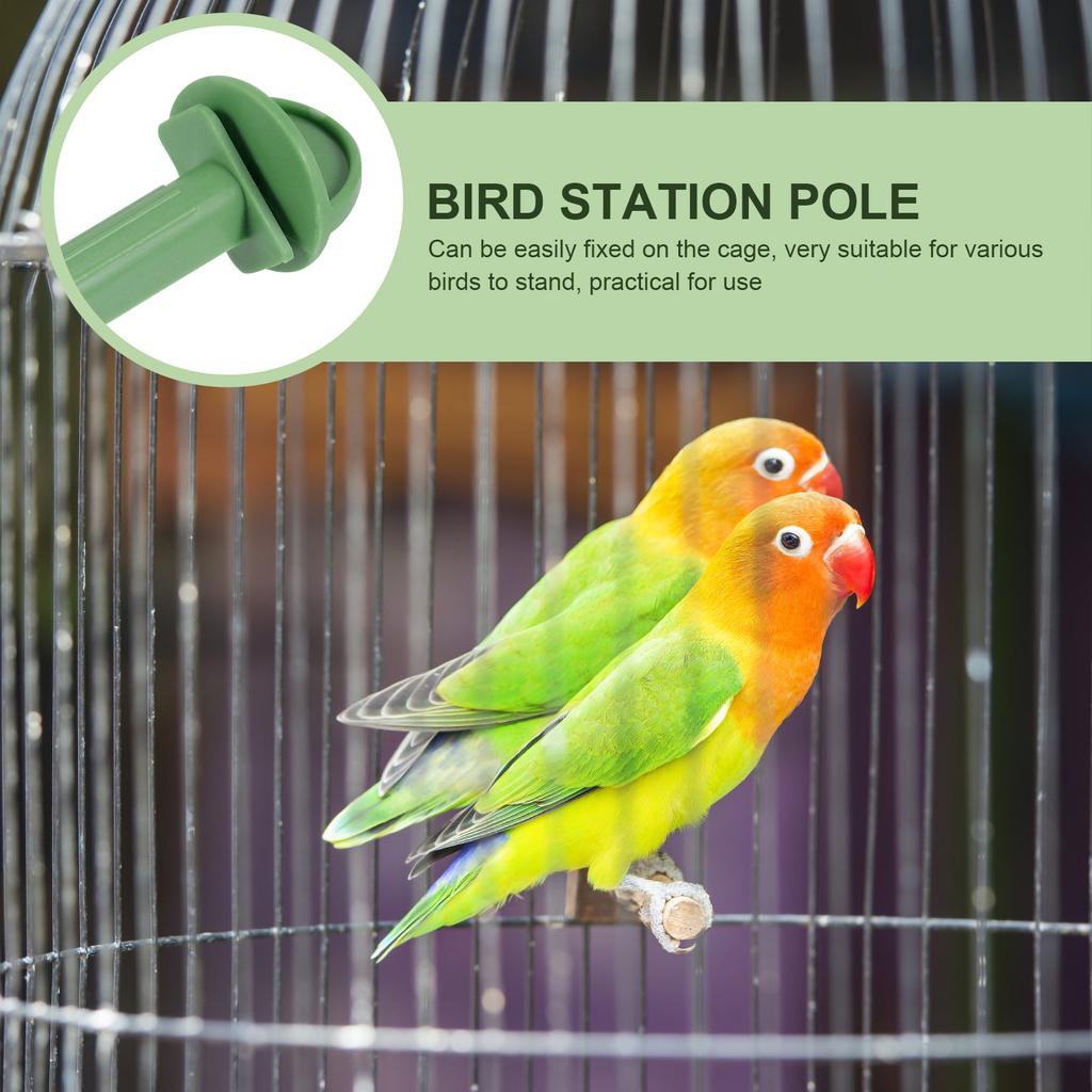 20 шт., клетка для попугаев, попугаев, птичий шест, игрушки, клетка для шлифовки когтей, принадлежности для попугаев, пластиковые игровые стойки, палки