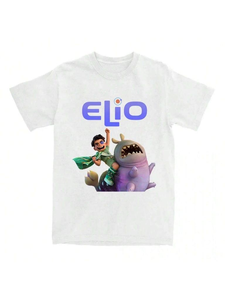 Adventure Film Elioo Printing T-Shirt Cotton Round Neck Girls Tshirts Short Sleeve Summer Unisex Streetwear Casual Loose T Shirt
