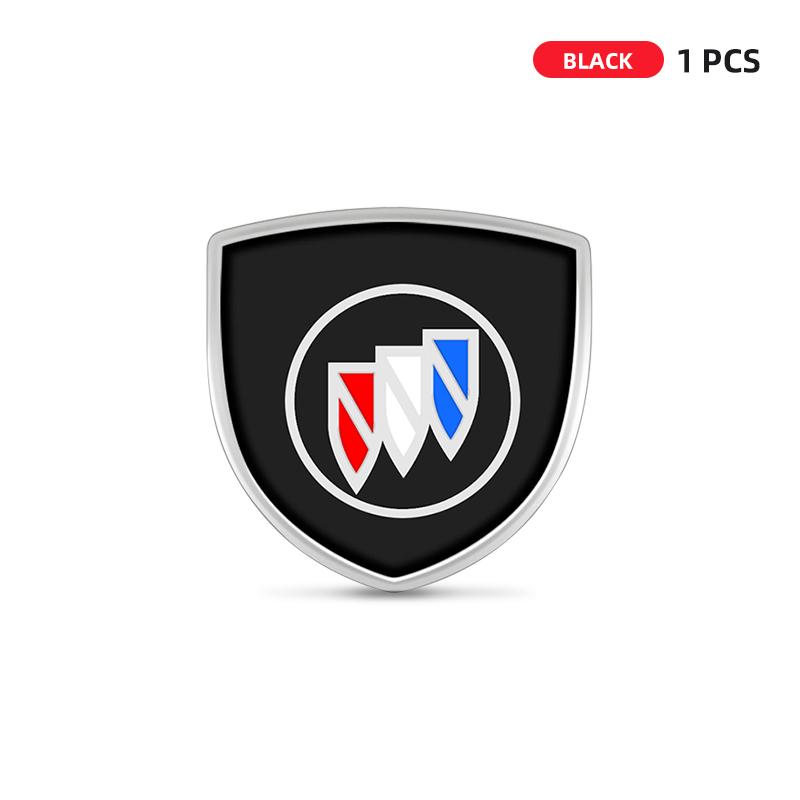 RFG3 3D Car Styling Shield Emblem Badge Metal Stickers Decor Decals For Buick Century Excelle XT Envision Excelle GT Verano GL8 GL6