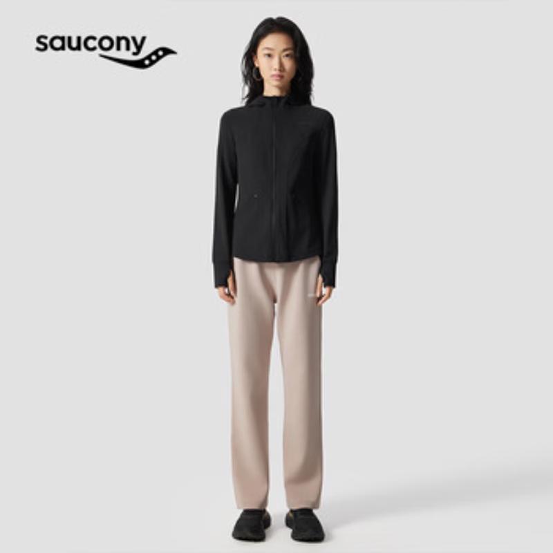 SAUCONY Женский повседневный вязаный кардиган с капюшоном