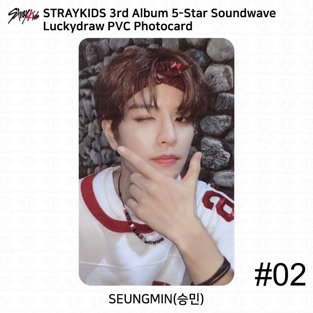 Stray Kids 3-й мини-альбом 5 Star Soundwave 1-я фотокарточка Luckydraw Polaroid