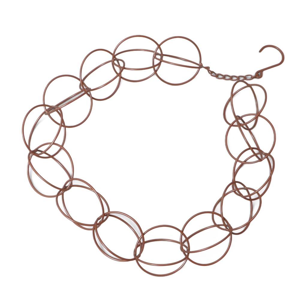 Металлическая дождевая цепочка с функцией дренажа, декоративное кольцо, ветряная музыка с крючком для дома, балкона, патио