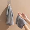 5 Pieces of Kitchen Oil Proof Bamboo Charcoal Fiber Cloth, Household Dishcloth, Cloth, Fork Wiping Cloth