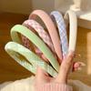 Colorful Plaid Small Hairband for Women, All-match Hairpin for Summer, High-end Hair Bun