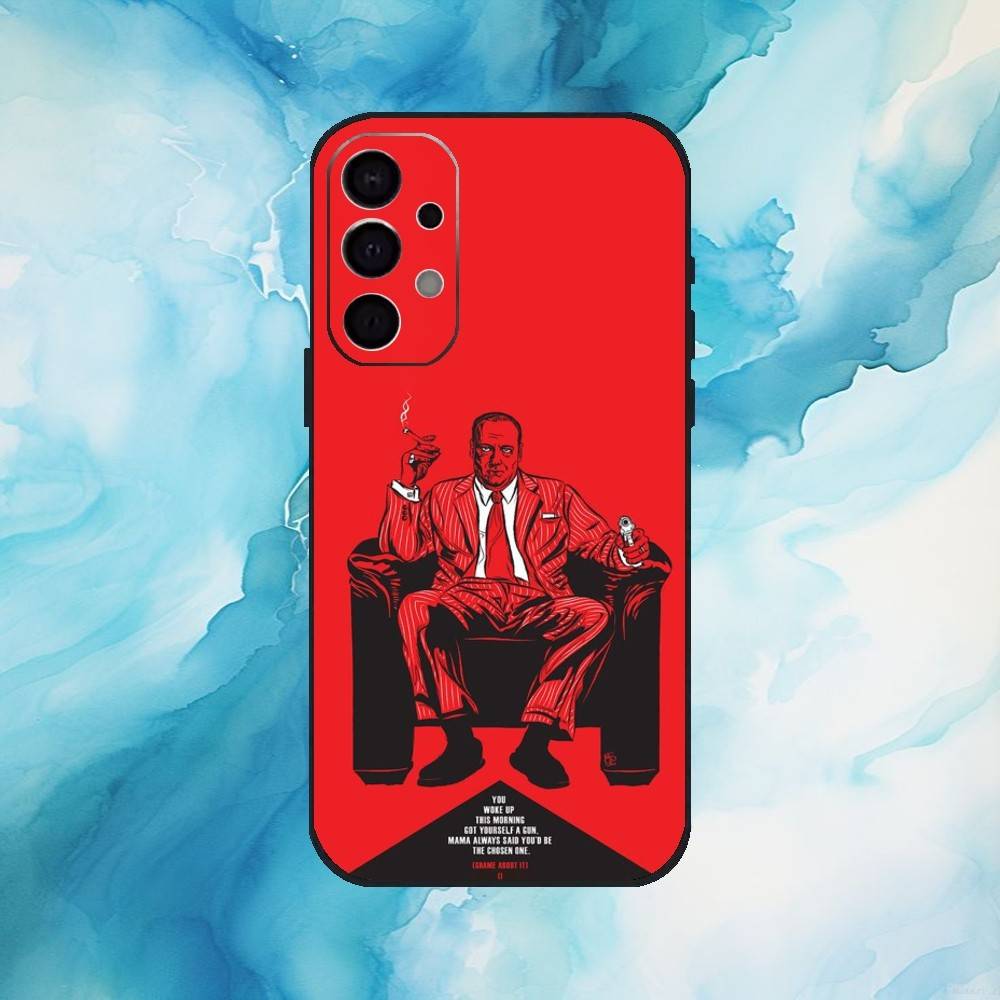 The S-Sopranos TV Phone Case For Samsung Galaxy A73,A72,A71,A70,A53,A52,A51,Soft Silicone Black Cover