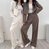 Шикарный двухпредметный комплект с высокой талией для миниатюрных женщин на весну/осень 2026