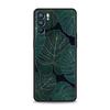Чехол для телефона Oppo Reno14 Reno13 Reno12 11 F 10 Find X5 X9 Pro A54 5G A53 A52 A9 A78 4G A79 A80 A98 с рисунком листьев Монстеры, зеленый