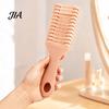 Gentle Detangler Comb Curly Hair Brush for Women, Scalp Massage Vented Paddle Elastic Tooth Brush, Anti-static Detangling Styling with Ergonomic