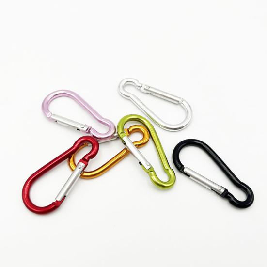 Carabiner Lightweight Strong Load-bearing Aluminum Alloy Carabiner Clip Climbing Gourd Shaped Carabiner Climbing Buckle Outdoor Accessories