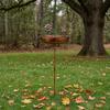 Standing Bird Bath Freestanding with Stand Decorative for Garden, Yard