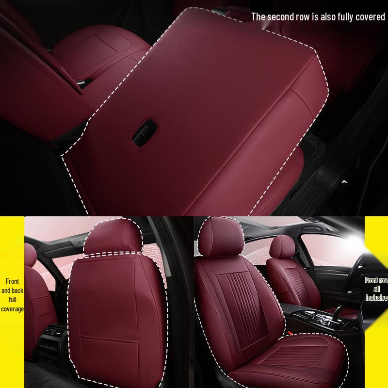 Чехол на сиденье 7-местного автомобиля BAIC Weiwang M20/M30/M50F/M60, Натуральная кожа, Всесезонный, Полный охват.