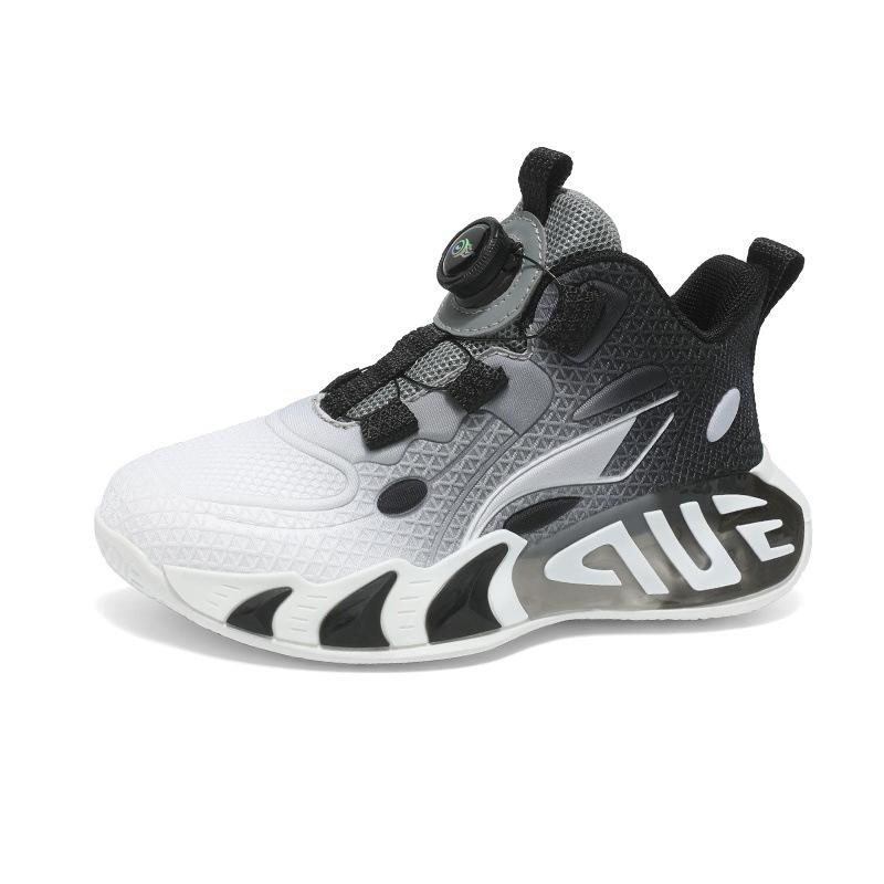 Breathable boys' basketball shoes Spring and Autumn 2025 new children's mesh sports shoes medium and older children's trendy boys' sports shoes