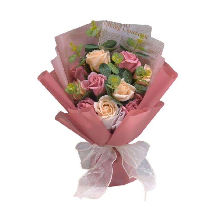 Искусственные Мыльные Лепестки Букеты Цветов Украшение Комнаты на День Святого Валентина Подарок на День Матери