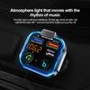 Wireless Bluetooth 5.0 Handsfree Car Fm Transmitter Dual USB Car Charger Auto Radio Fm Modulator Mp3 Player Black Adapter