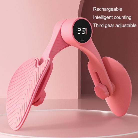 Thigh Master со счетчиком ЖК-дисплеем, 3 уровня регулировки, эргономичный тренажер для мышц тазового дна, для мужчин и женщин, для внутренней поверхности бедра, для ног, для тонизирования