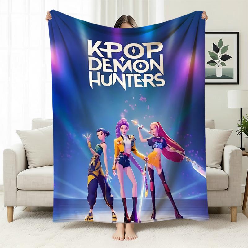 Kpop Witch Hunters Blanket Blanket Witch Hunters Peripheral Nap Blanket Printed Flannel Office Sofa Blanket