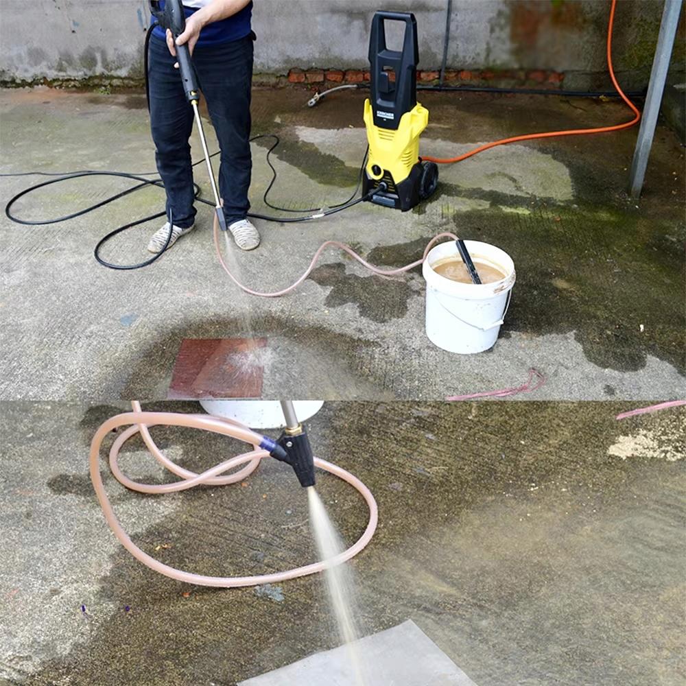 Rosfix Zestaw do Piaskowania – Kompatybilny z Myjkami Bosch/Macallister/AR/Michelin/Makita/Black&Decker | Wąż 3m | Dysza Ceramiczna 460mm