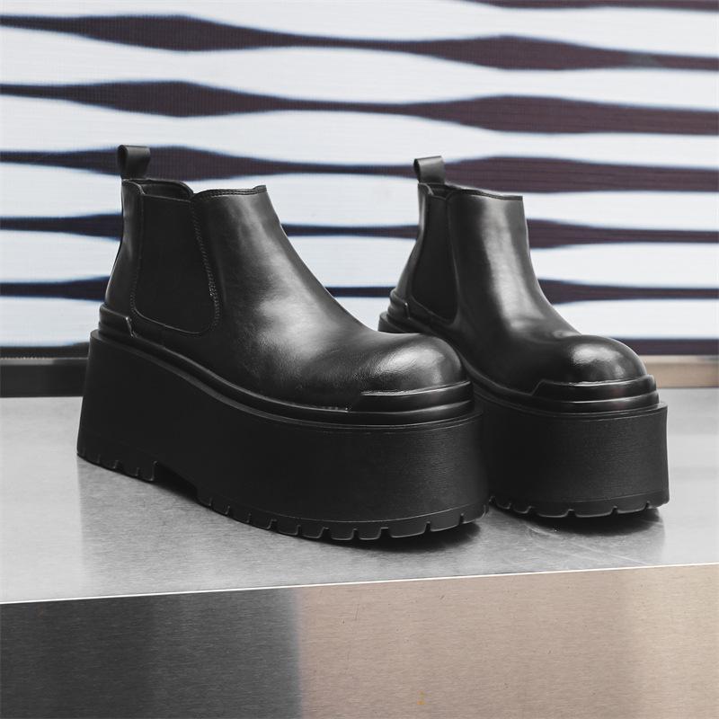 British Retro Tooling Martin Boots Thick-Soled Hate Sky High, Light And Comfortable Versatile Short Boots Sleeve 16899-J