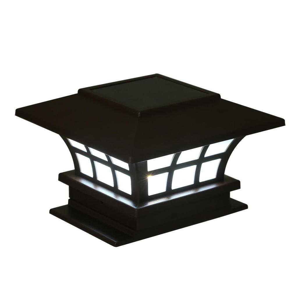 1 Вт светодиодный светильник на солнечной энергии для сада и двора, столбик, уличный светильник, чувствительное управление освещением