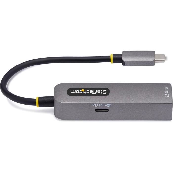 Адаптер USB-C на Ethernet - STARTECH - 2.5GbE - 100W PD Pass-Through - Совместим с Windows/Mac/Linux
