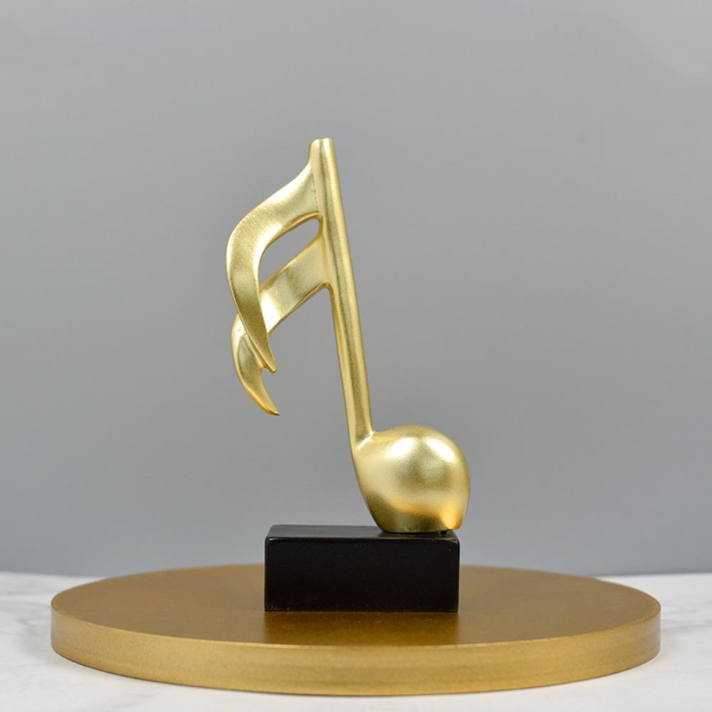 Music Golden Award Trophy Resin Craft Souvenirs Small Prize Cup Singing Competition Piano Ornaments Winner Award Trophy Toy